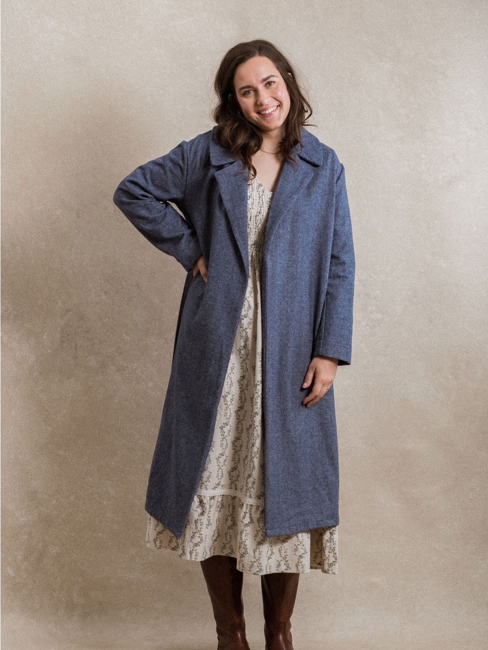 Neuflora Vienna Coat in Blue XS